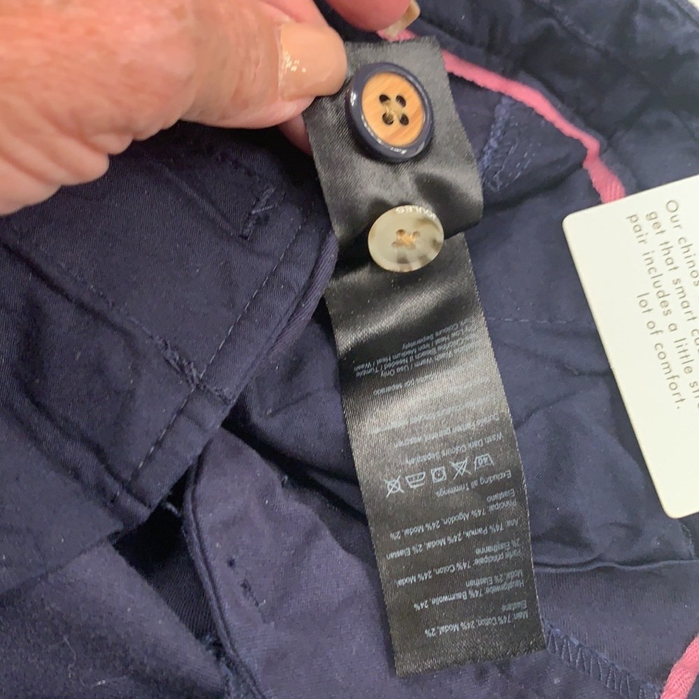 Navy Chino shorts sz 4